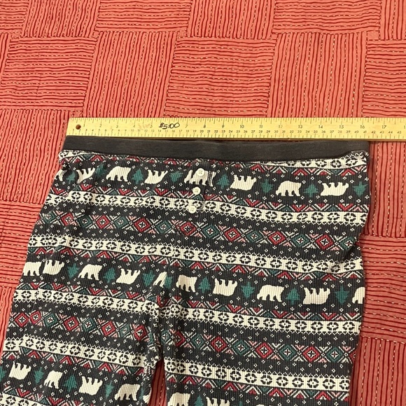 Women's XXL top / XL bottom festive Pajama Set Polar Bear Christmas tree print - Picture 10 of 16